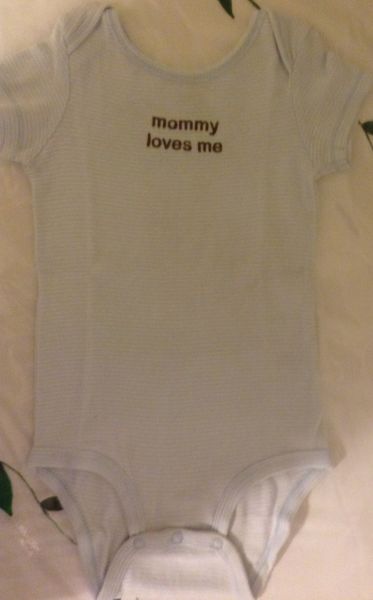 Body Manga Curta Mommy Loves Me - Carter's