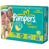 Fralda Total Confort - XG - 38 unidades - Pampers