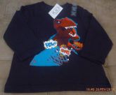 Camiseta Dinossauro - 12 a 18 meses - The Children`s Place