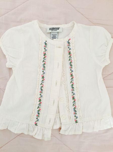 Bata /camisa importada Oshkosh Tam 12-18 meses