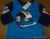 Camiseta Capacete - 3 a 6 meses - The Children`s Place