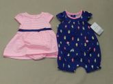 Kit Macacão Curto e Vestido com Calcinha - Carters