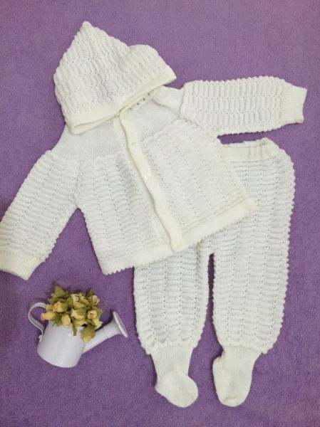 Conjunto de lã tam P