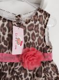 Vestido oncinha Little Lisa Tam 1-2 anos