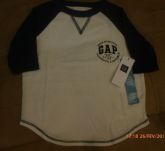 Camiseta Meia Manga - 6 a 12 mese -  GAP