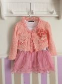 Conjunto bolero e vestido Tam 2-3 anos