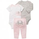 Kit 3 Peças Elefante - 24 meses - Carter`s