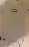 Body Manga Curta Mommy Loves Me - Carter's