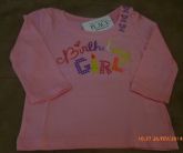 Camiseta Birthday Girl - 9 a 12 meses - The Children`s Place