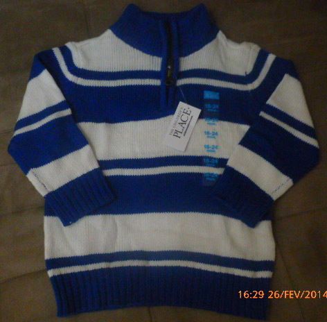 Pullover Ziper - The Children`s Place