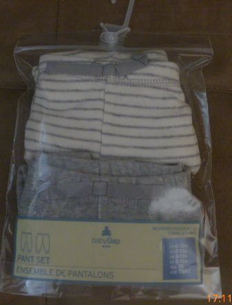 Kit 2 Calças - 6 a 12 meses - GAP