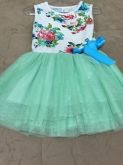 Vestido com tule - tamanho 2