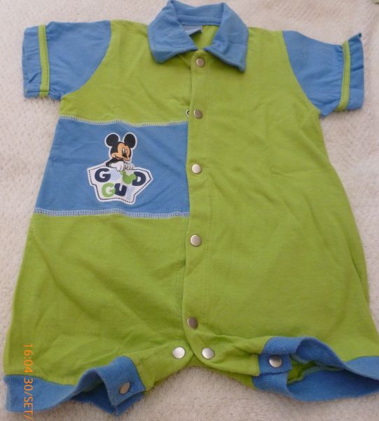 Macação Curto Mickey - Disney Baby