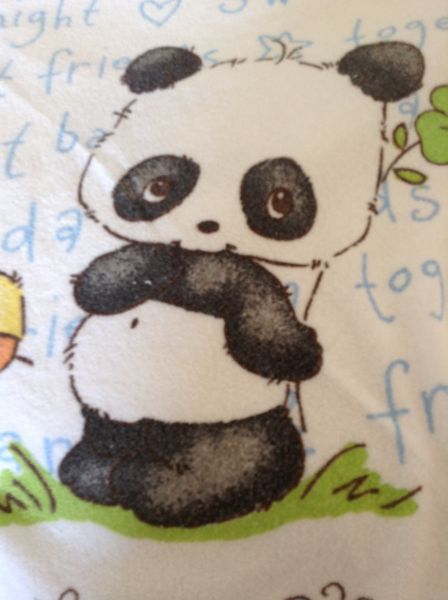 Toalha Felpuda com Fralda Panda - Colibri