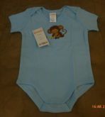 Body Manga Curta Macaco - 6 a 12 meses - Gymboree