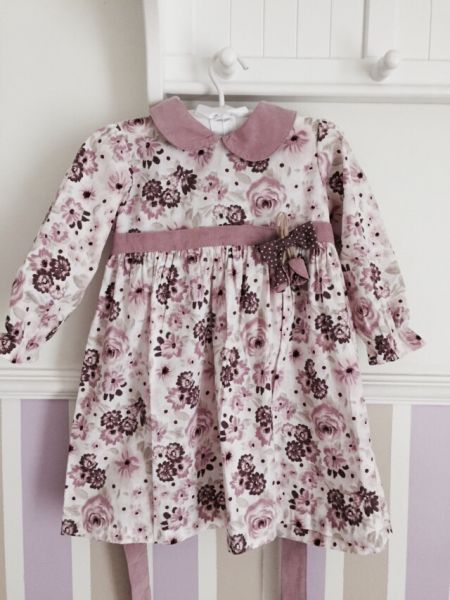 Vestido floral manga comprida Possum Tam 2