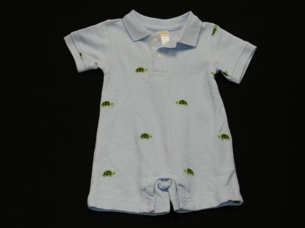 Macacão Polo Curto Tartaruga - Gymboree