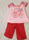 Conjunto short e blusa Tam p