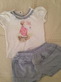 Conjunto short e camiseta