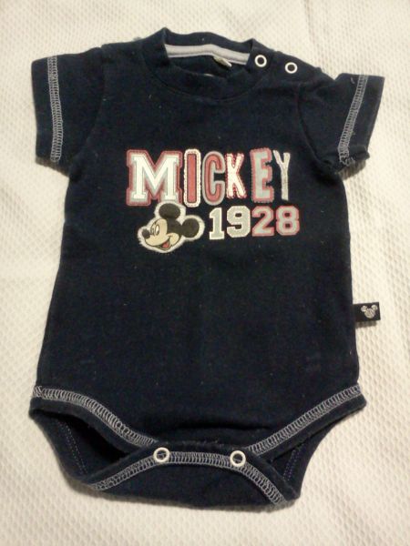 Body Manga Curta Mickey - Baby Club