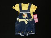 Kit Jardineira e Camiseta - Young Hearts