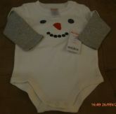 Body Manga Longa Halloween - 3 a 6 meses - Gymboree