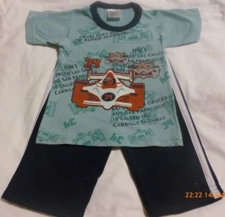 Kit Camiseta e Bermuda