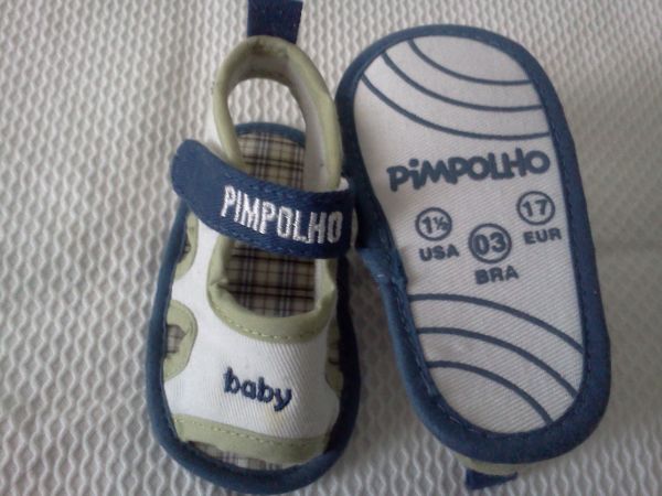 Sandália Verde, Azul e Branca - Pimpolho