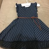 Vestido marinho poá - Tam 3