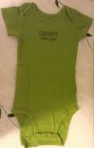 Body Manga Curta Daddy's Little Guy - Carter's